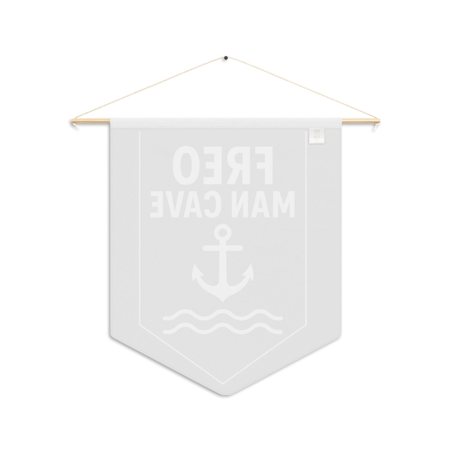 Fremantle Dockers Inspired Man Cave Banner – Purple AFL Wall Flag with Anchor Design – Sports Pennant Décor for Home Bar or Game Room