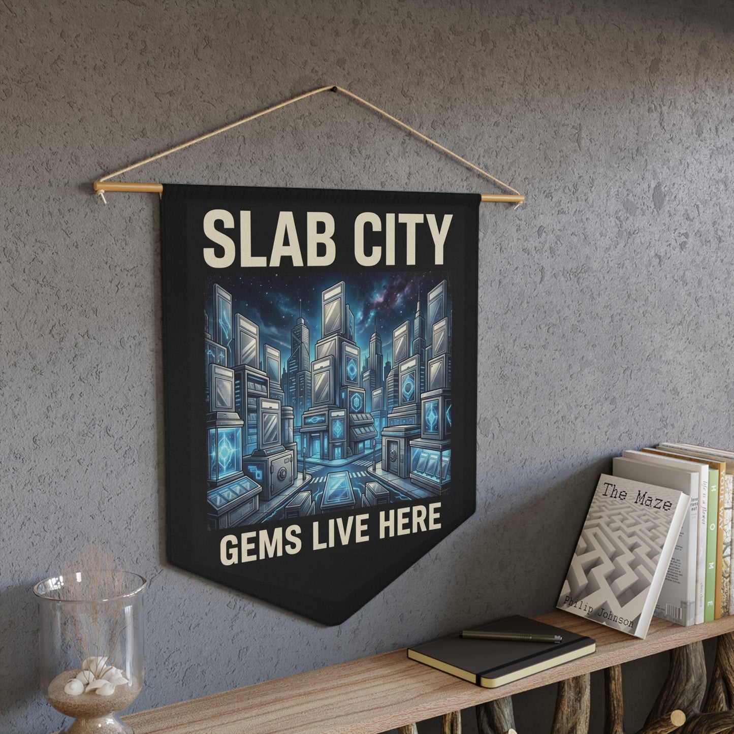 Slab City Graded Card Collector Wall Banner - Card Room & Man Cave Decor