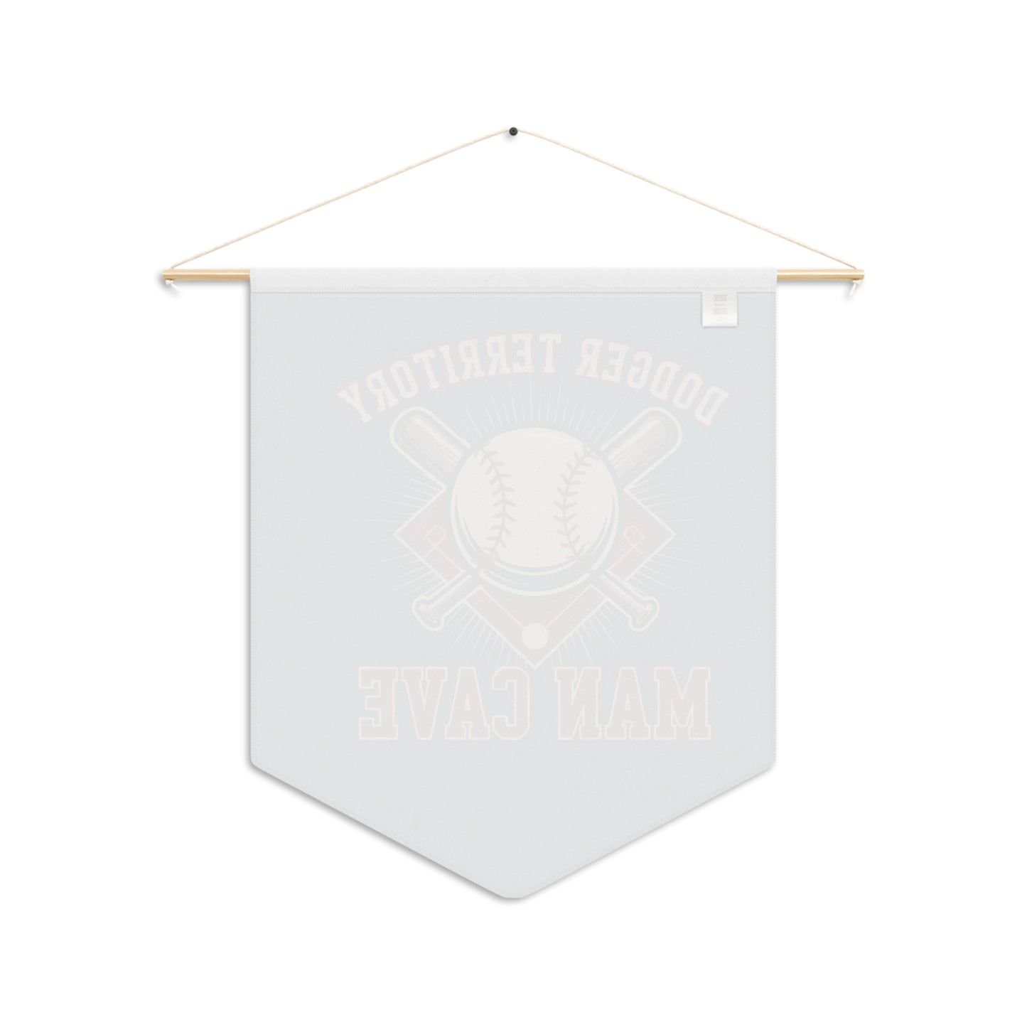 ULTIMATE Dodger Territory Man Cave Sign - Vintage Baseball Banner Flag