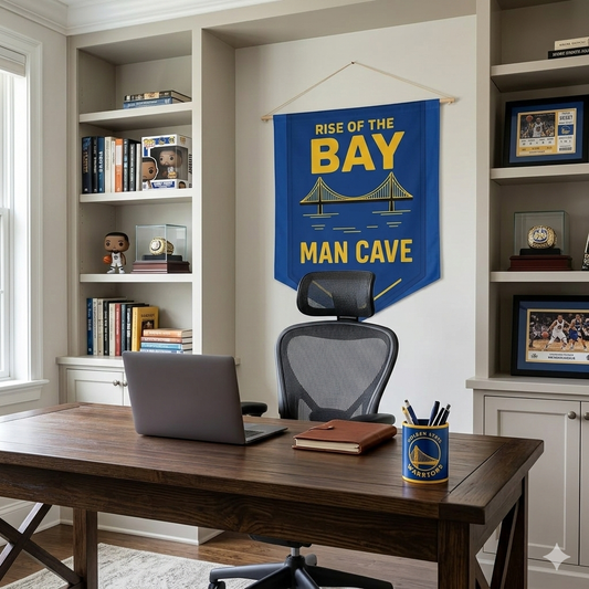 NBA Golden State Warriors Inspired Man Cave Banner | Wall Art Gift COPY