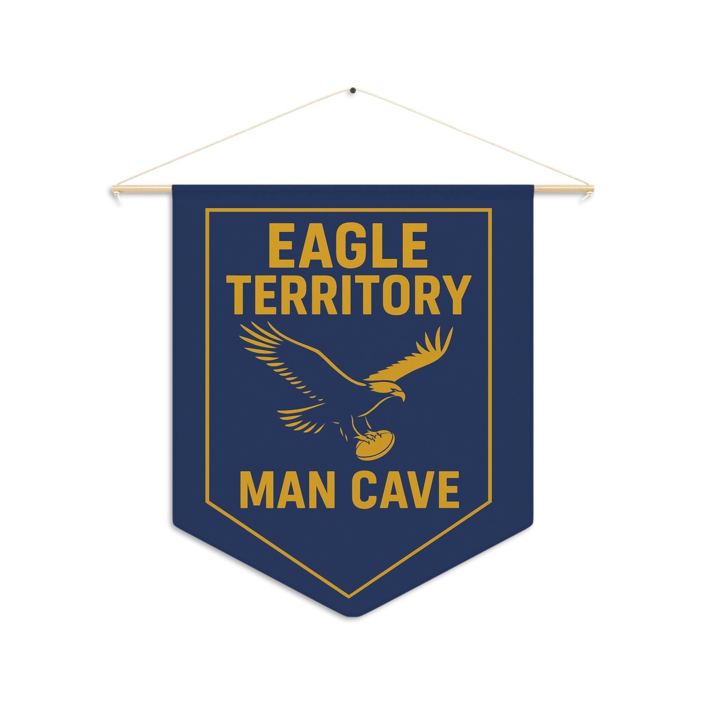 Eagles Territory Man Cave Banner – AFL Inspired Wall Flag for Sports Fans & Game Rooms