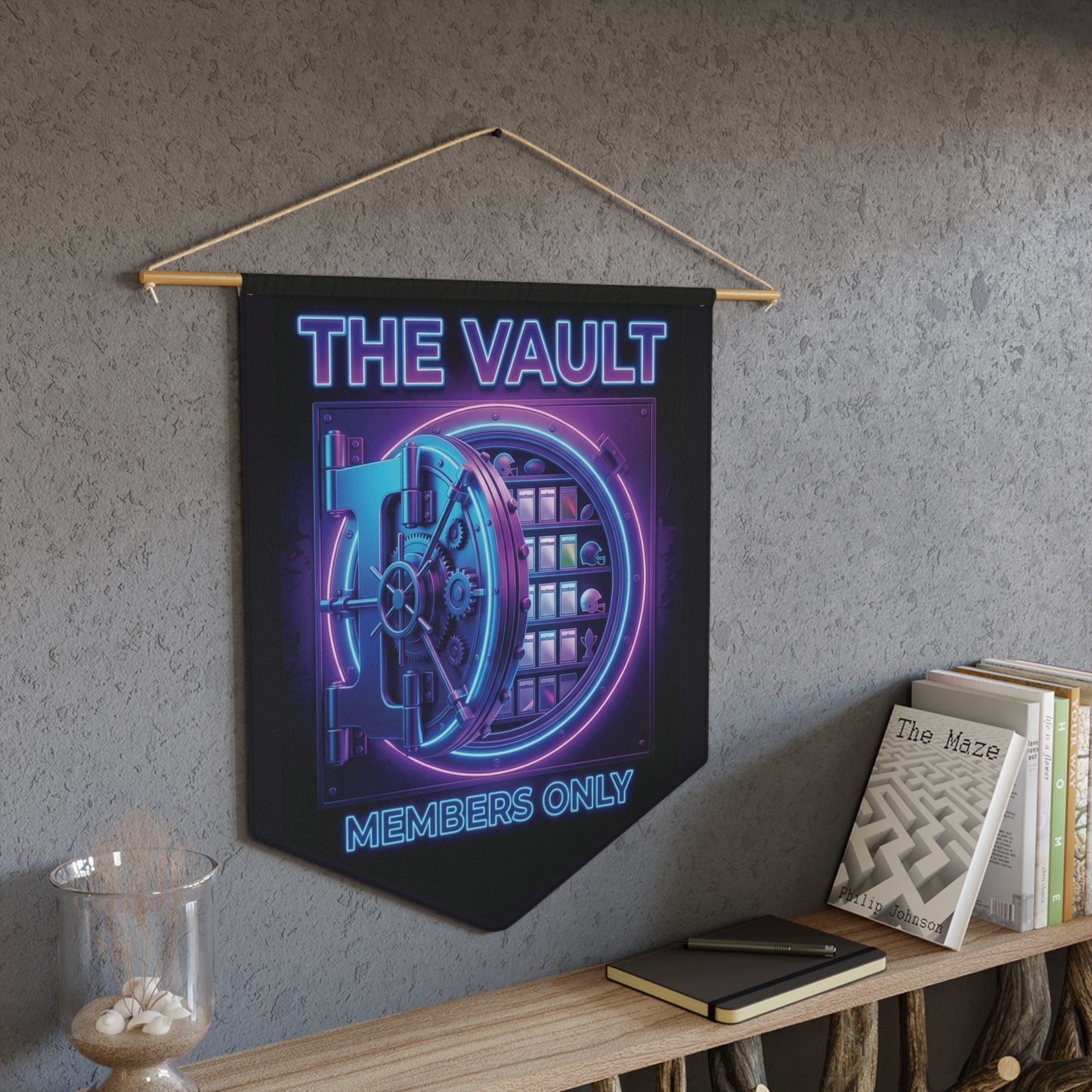The Vault - Members Only | Trading Card Collector Banner for Man Cave & Card Rooms