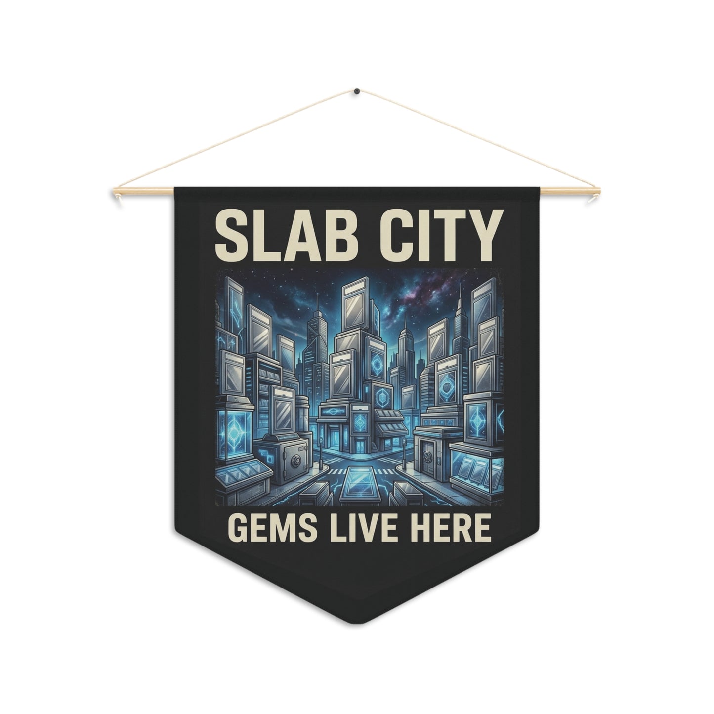 Slab City Graded Card Collector Wall Banner - Card Room & Man Cave Decor