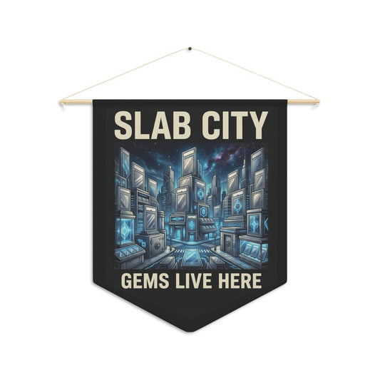 Slab City Graded Card Collector Wall Banner - Card Room & Man Cave Decor